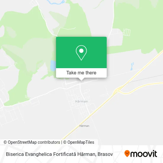 Biserica Evanghelica Fortificată Hărman map