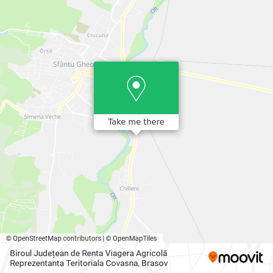 Biroul Județean de Renta Viagera Agricolă Reprezentanta Teritoriala Covasna map