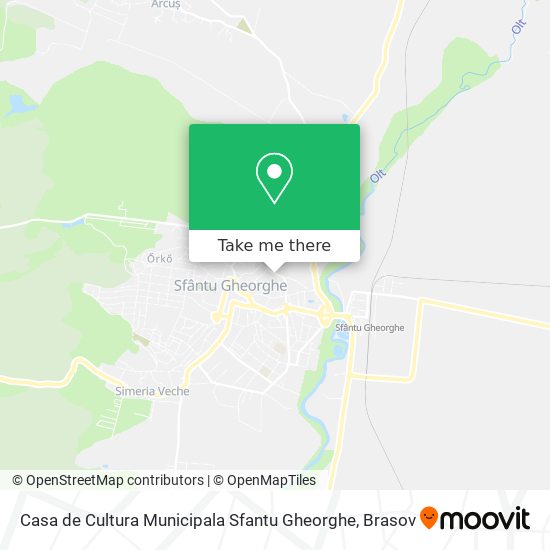 Casa de Cultura Municipala Sfantu Gheorghe map