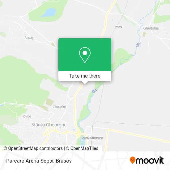 Parcare Arena Sepsi map