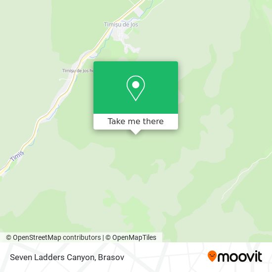 Seven Ladders Canyon map
