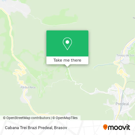 Cabana Trei Brazi Predeal map