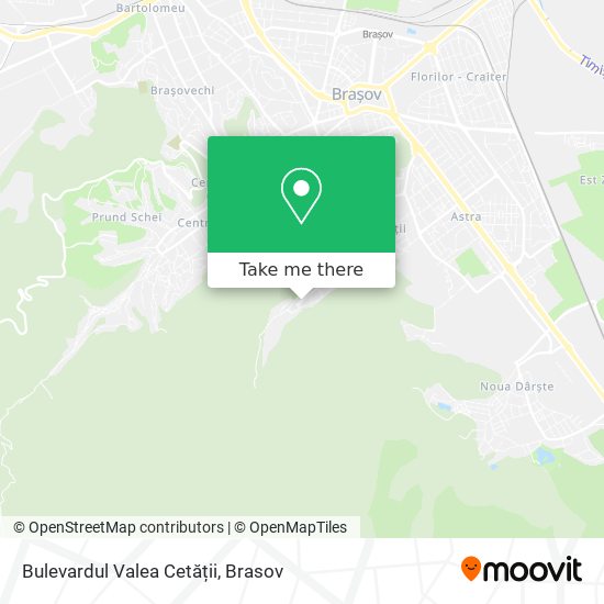 Bulevardul Valea Cetății map