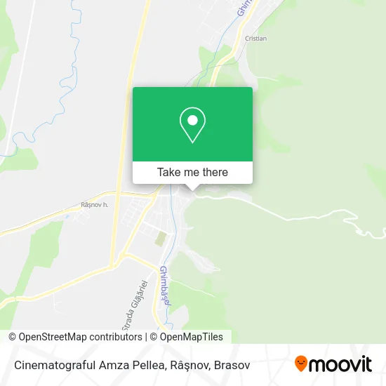Cinematograful Amza Pellea, Râşnov map