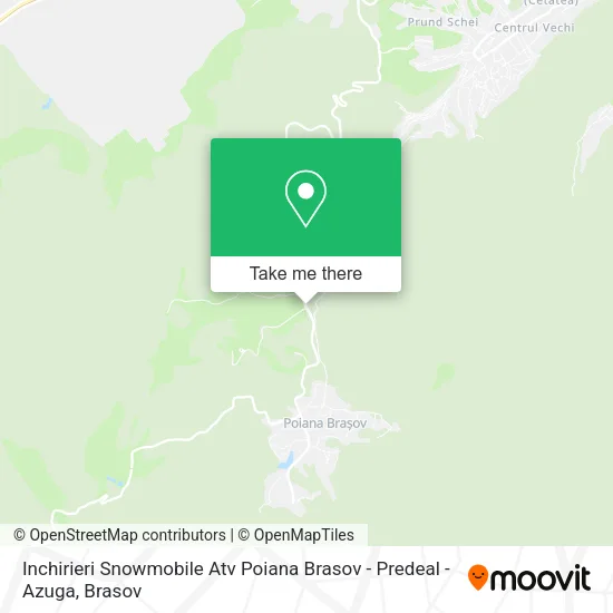 Inchirieri Snowmobile Atv Poiana Brasov - Predeal - Azuga map