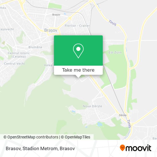Brasov, Stadion Metrom map