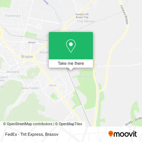 FedEx - Tnt Express map