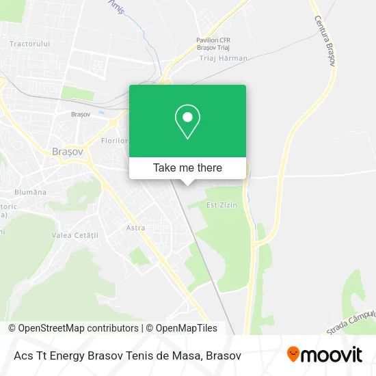 Acs Tt Energy Brasov Tenis de Masa map
