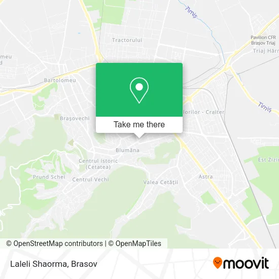 Laleli Shaorma map