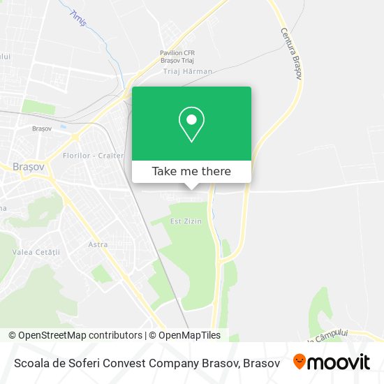 Scoala de Soferi Convest Company Brasov map