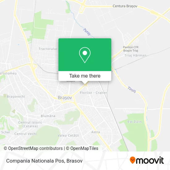 Compania Nationala Pos map