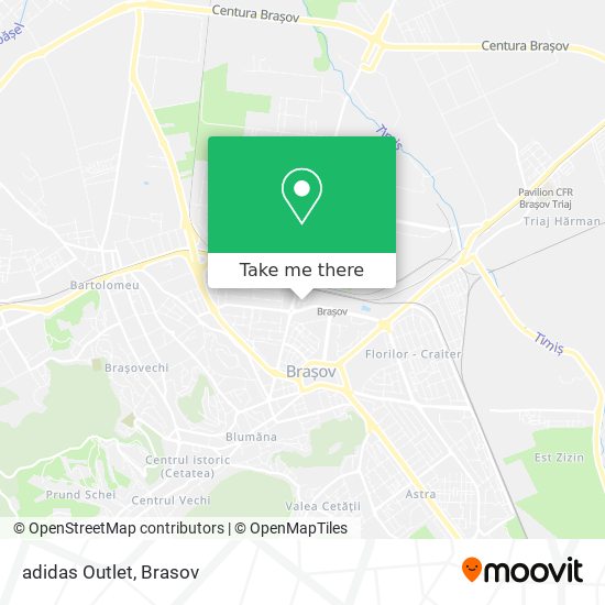 adidas Outlet map