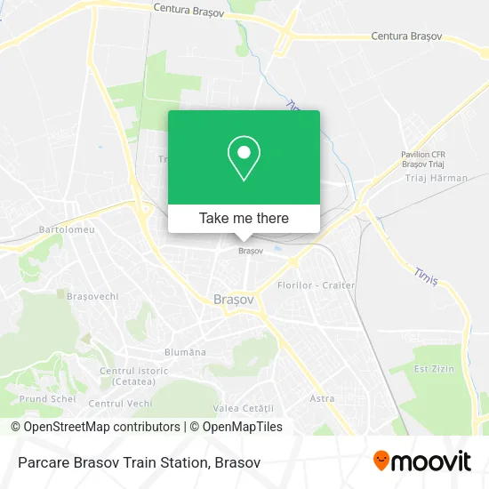 Parcare Brasov Train Station map