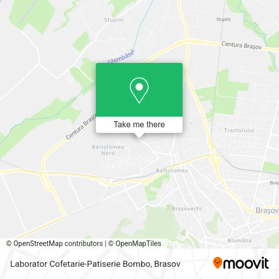 Laborator Cofetarie-Patiserie Bombo map