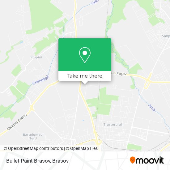 Bullet Paint Brasov map