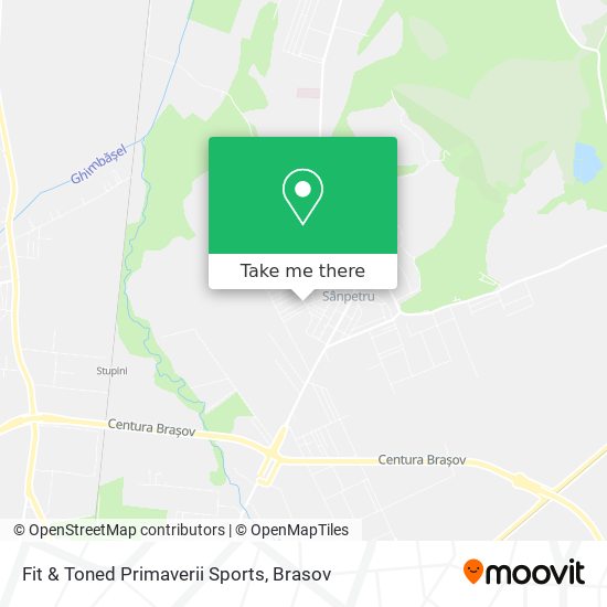 Fit & Toned Primaverii Sports map