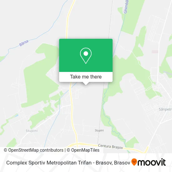 Complex Sportiv Metropolitan Trifan - Brasov map