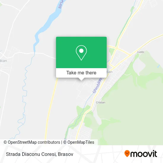 Strada Diaconu Coresi map