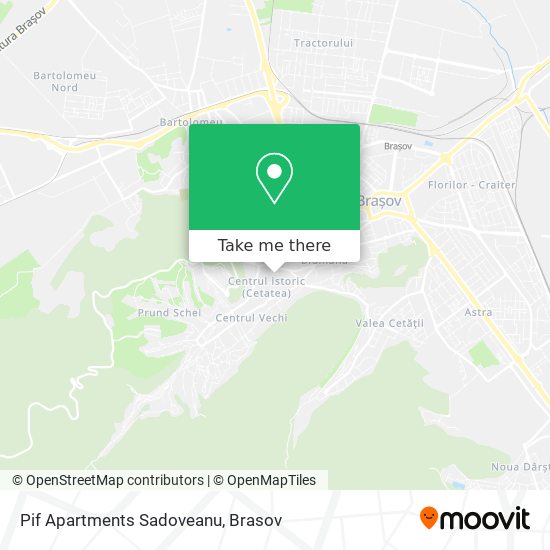 Pif Apartments Sadoveanu map
