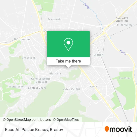 Ecco Afi Palace Brasov map