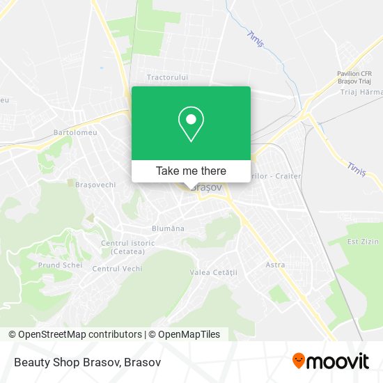 Beauty Shop Brasov map