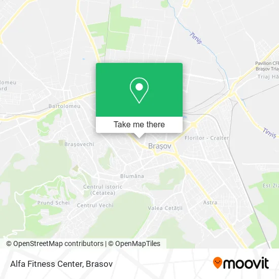 Alfa Fitness Center map