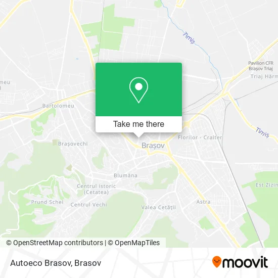 Autoeco Brasov map