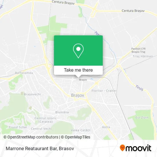 Marrone Reataurant Bar map