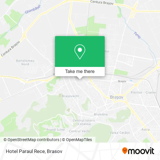 Hotel Paraul Rece map