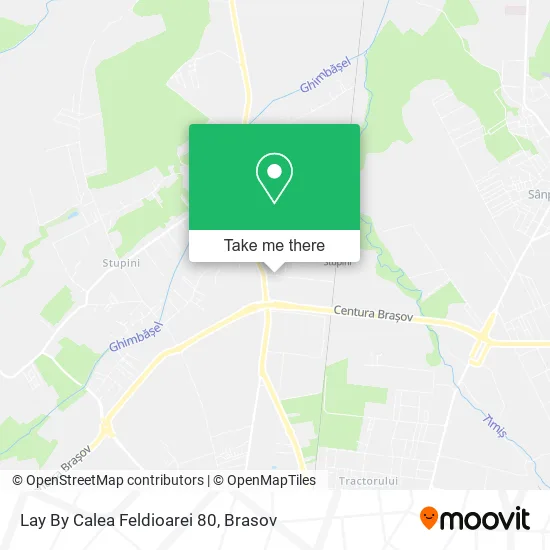 Lay By Calea Feldioarei 80 map