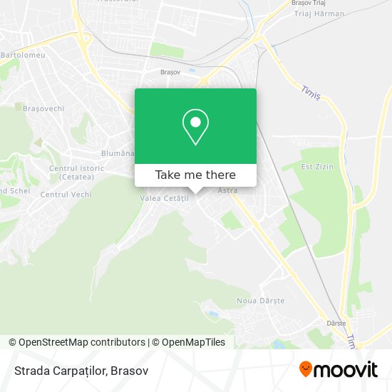 Strada Carpaților map