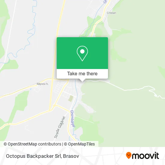Octopus Backpacker Srl map