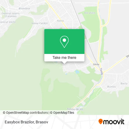 Easybox Brazilor map