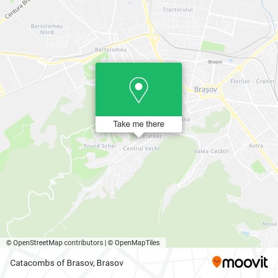 Catacombs of Brasov map