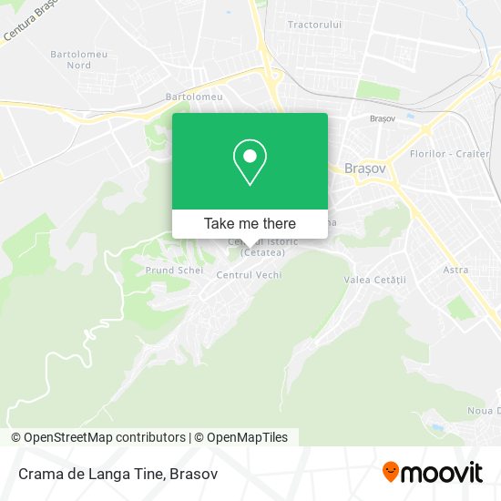 Crama de Langa Tine map