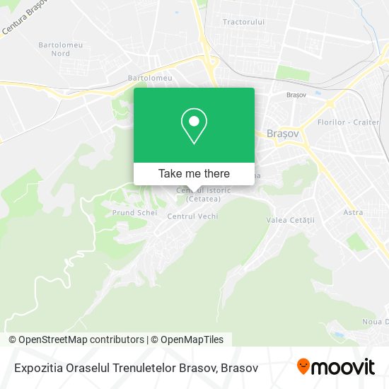 Expozitia Oraselul Trenuletelor Brasov map