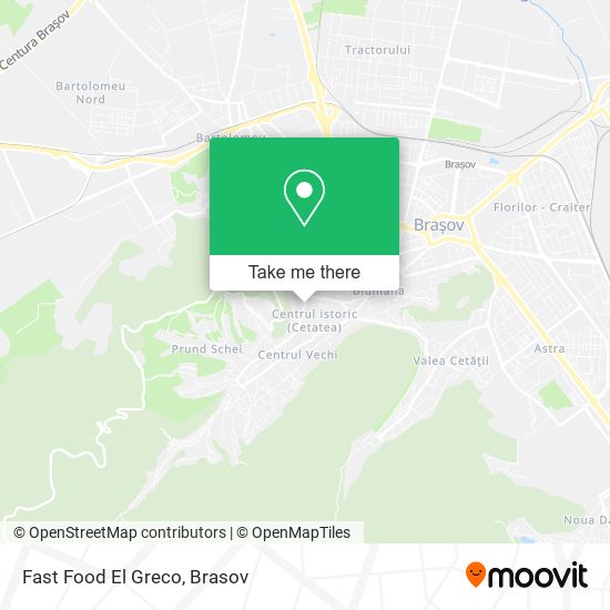 Fast Food El Greco map