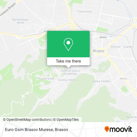 Euro Gsm Brasov Murese map