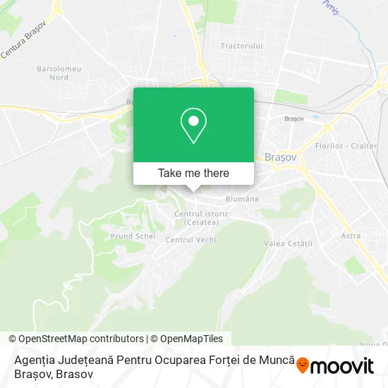 Agenția Județeană Pentru Ocuparea Forței de Muncă Brașov map