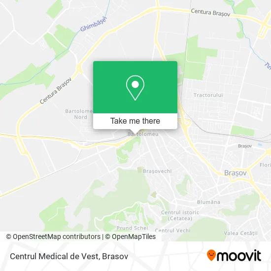 Centrul Medical de Vest map
