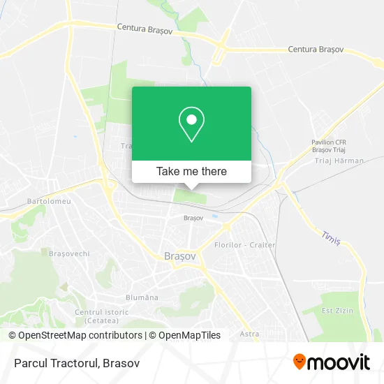 Parcul Tractorul map