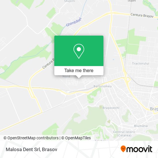 Malosa Dent Srl map