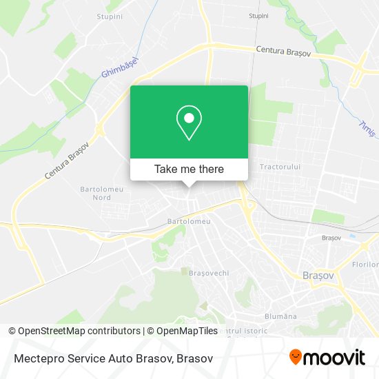 Mectepro Service Auto Brasov map