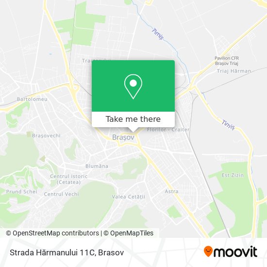 Strada Hărmanului 11C map