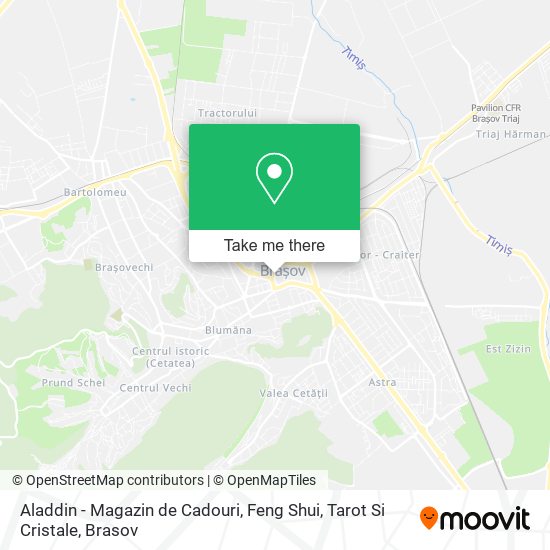 Aladdin - Magazin de Cadouri, Feng Shui, Tarot Si Cristale map