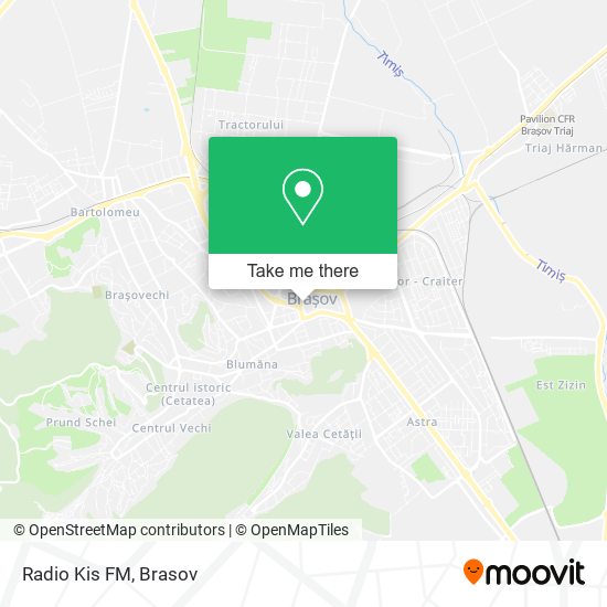 Radio Kis FM map