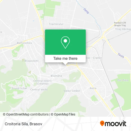 Croitoria Sila map