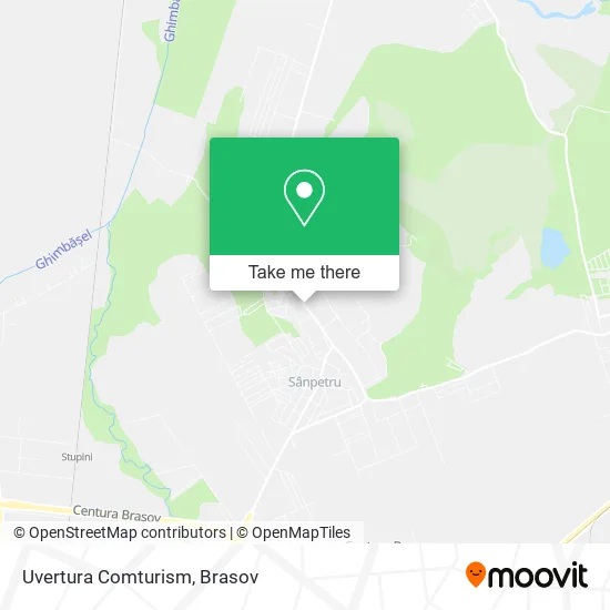Uvertura Comturism map