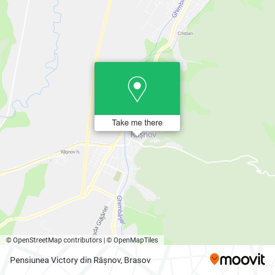 Pensiunea Victory din Râșnov map