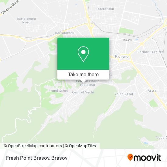 Fresh Point Brasov map